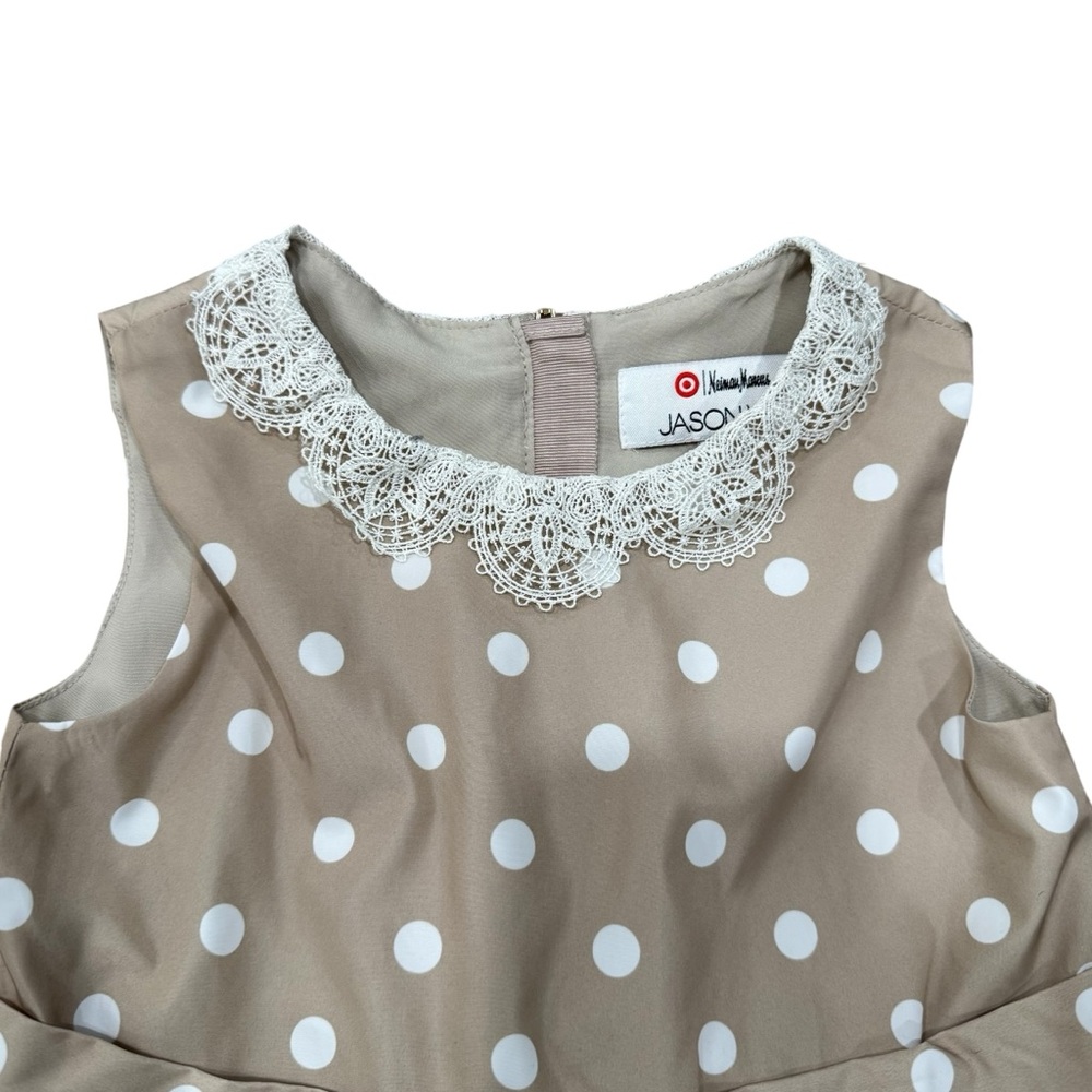 Jason Wu for Target Polka Dot Sleeveless Dress with‎ Lace Collar - Picture 3 of 8